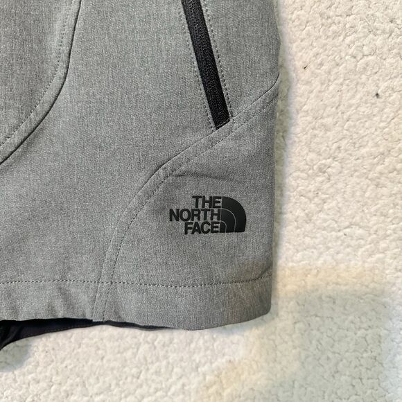 The North Face Windwall Jacket Adult Womens Med.  Gray Full Zip Mock Neck Casual - Picture 4 of 16